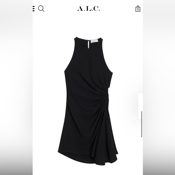 A.L.C. Rue ruched sleeveless mini dress - Picture 2 of 4